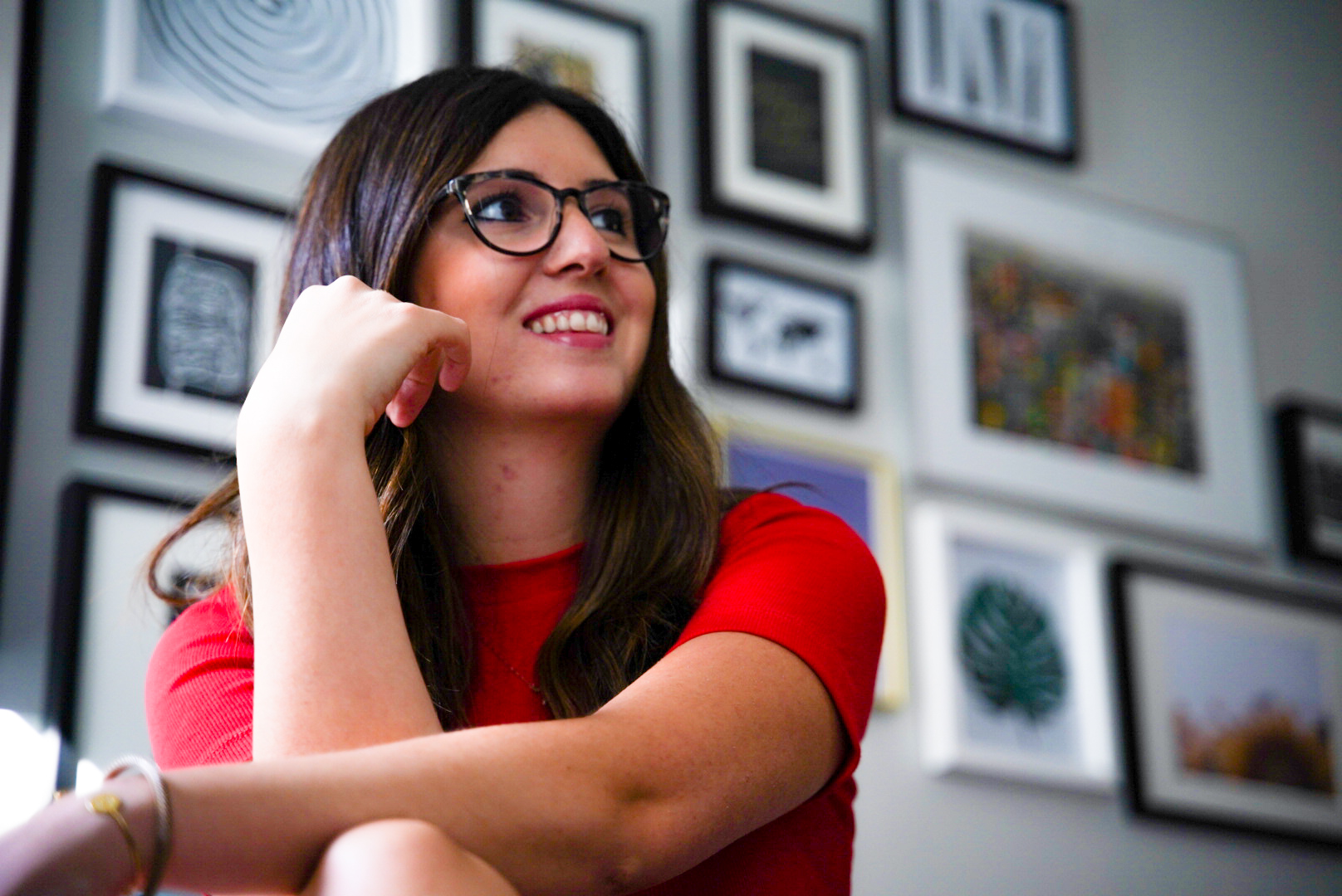 Image of Chantelle Bianchi, owner of Worn & Woven Vintage Rugs